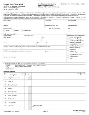 Section 8 Checklist  Form