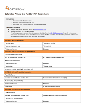 Optum Referral Form