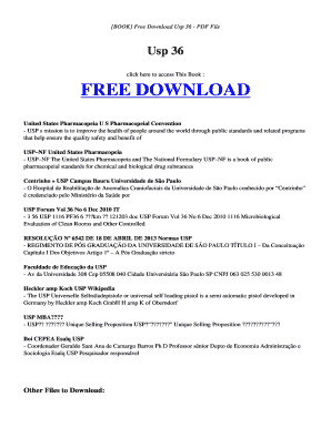 Usp 36 PDF Download  Form