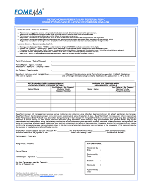 Fomema Form