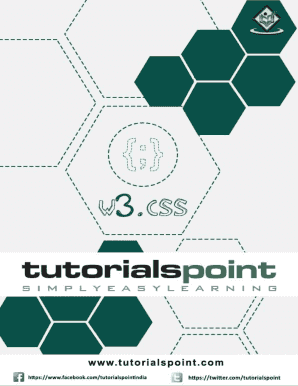 Css3 Tutorialspoint PDF  Form