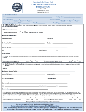 Abkc Registration  Form