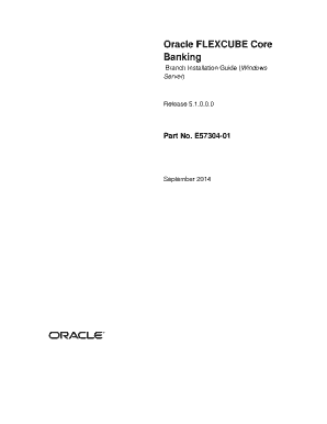 Oracle FLEXCUBE Core Banking Installation User Guide BranchwinServer  Form
