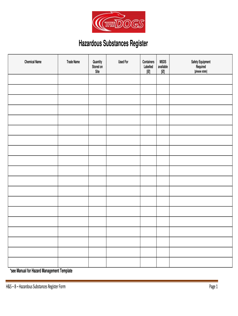 Ladder Register Template  Form