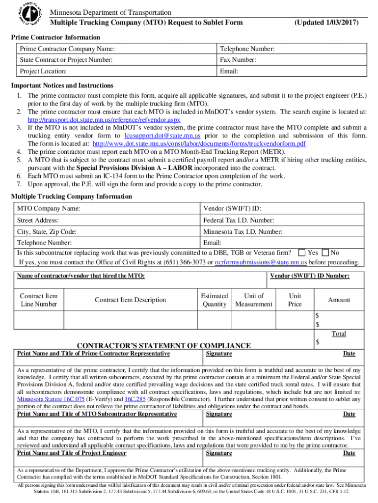  MnDOT MTO Request to Sublet Form 9 16 DOCX 2017-2024