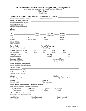 Justice Department  Form