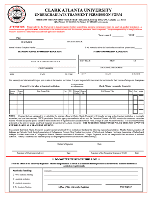 OFFICE of the UNIVERSITY REGISTRAR 223 James P  Form