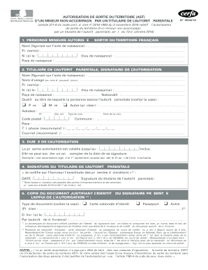 Attestation De Sortie En Ligne  Form