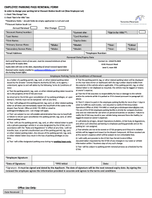 Parkingpermit Gtaa Com  Form