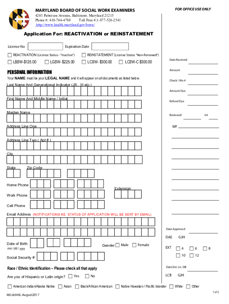 Get and Sign Bswe 2018-2022 Form