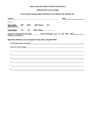 Vocal Jury Form DOC