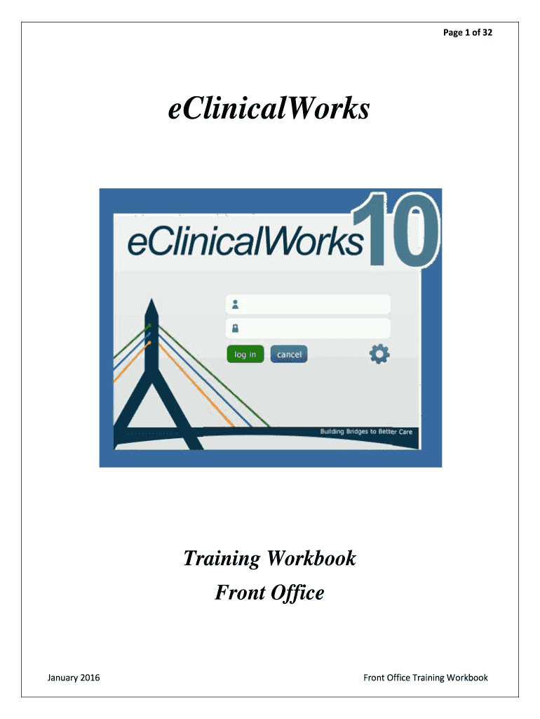 Eclinicalworks V11 User Manual PDF  Form