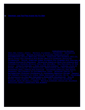 Usatestprep Answer Key  Form