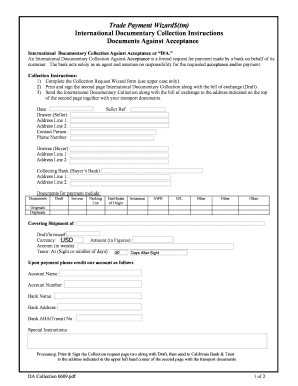 Collection Documents  Form