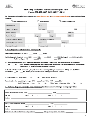 Peia Prior Authorization Form