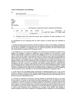 LOI Shore Line Flush DOC  Form