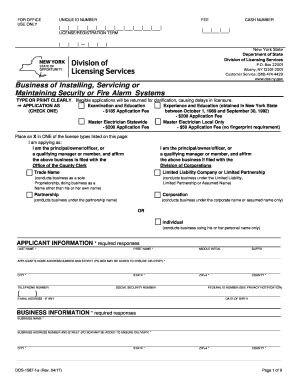 DOS 1587 New York State Department of State NY Gov  Form