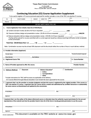 Ce Application  Form