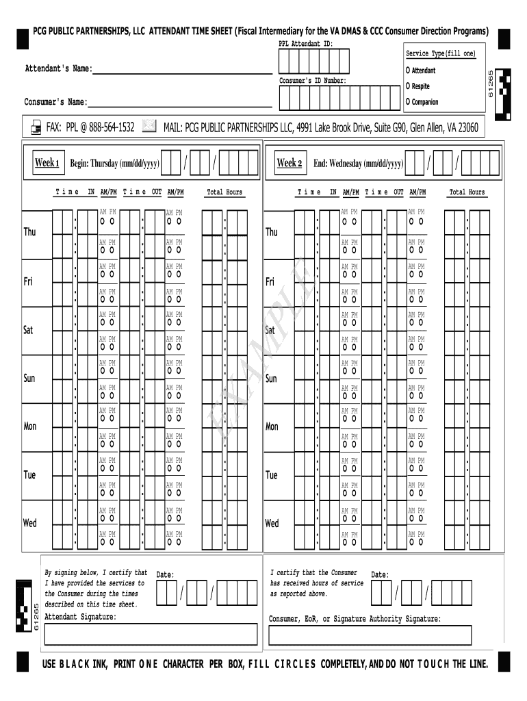 Ppl Timesheet  Form