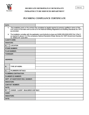 EKURHULENI METROPOLITAN MUNICIPALITY  Form