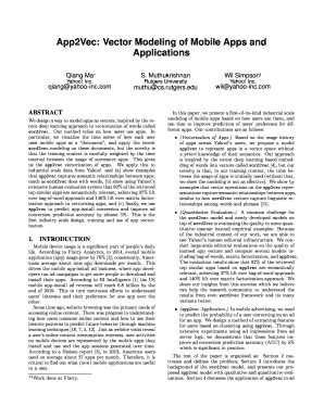 App2vec  Form