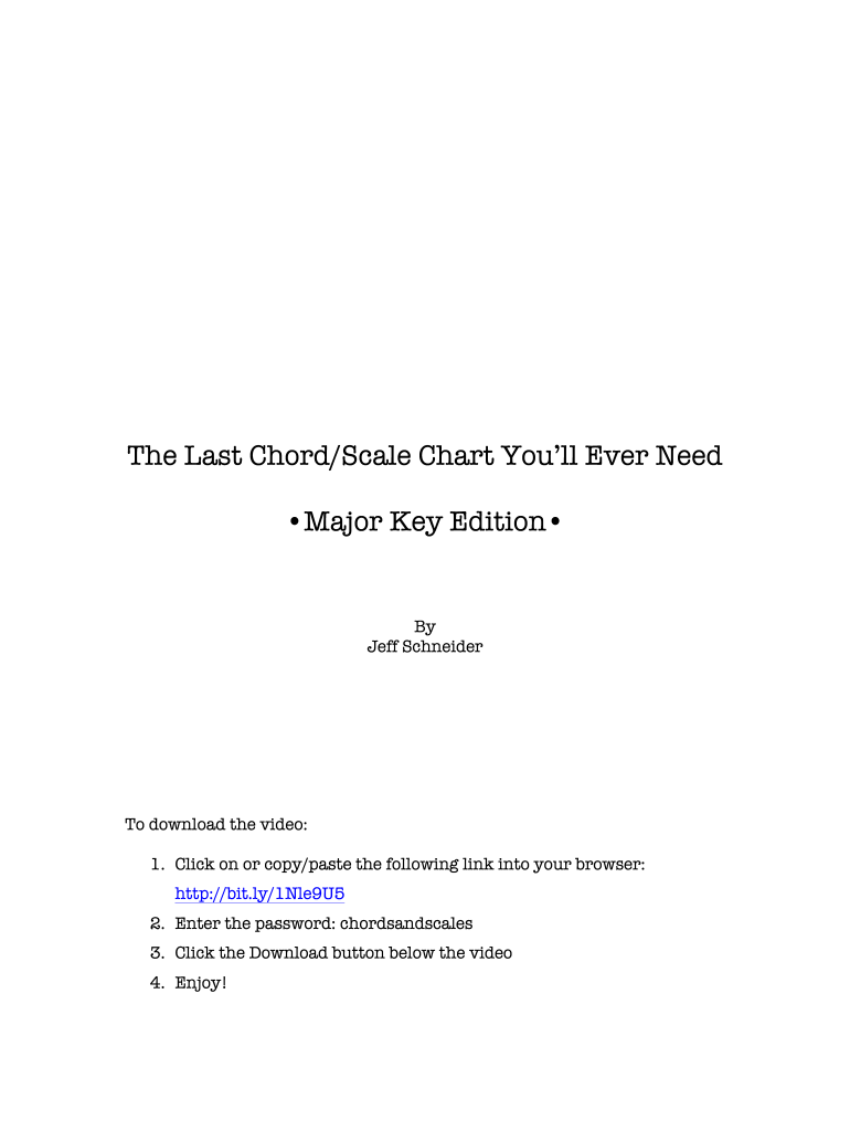 The Last Chord Scale Chart You&#039;ll Ever Need Here  Form