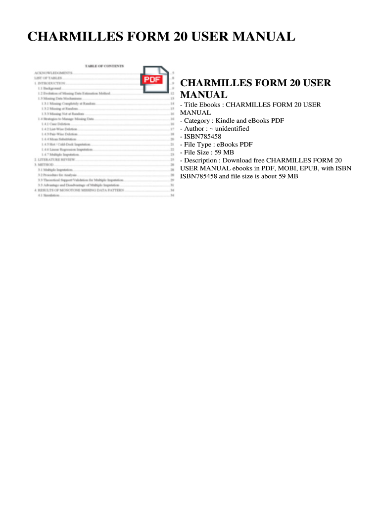 Charmilles Form 20 Manual