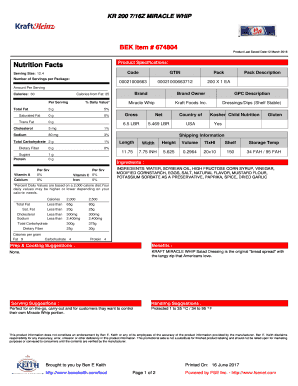 Ben E Keith Food Catalog  Form