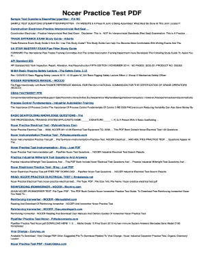 Nccer Ironworker Test Answers  Form
