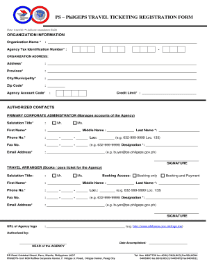 Philgeps Form