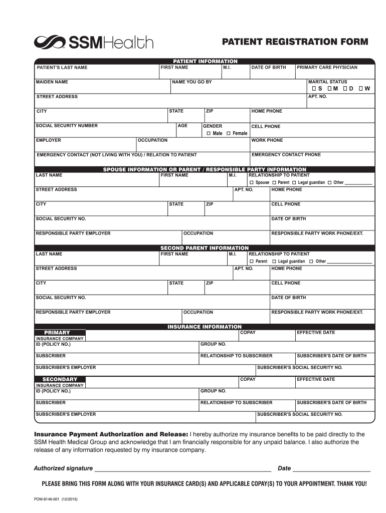  Ssm Registration Form 2015-2024