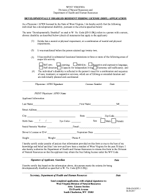  Fishing License for the Disabled 2017-2024