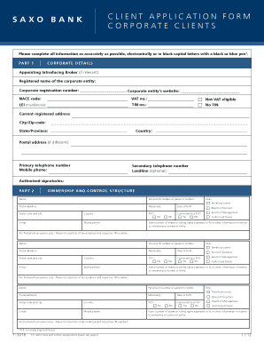  Client Application Form Corporates English Saxo Bank 2016