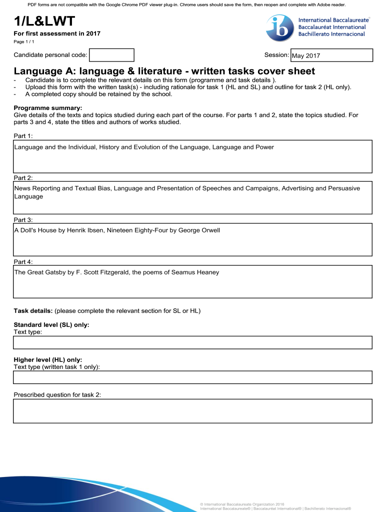 1 L Lwt  Form