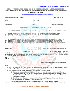 Annexure 6 Form for Medical