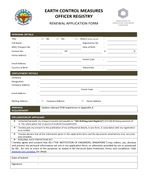 Ecmo Renewal  Form