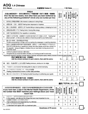 Gaf Score Worksheet  Form