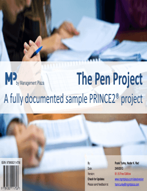 The Pen Project PRINCE2  Form