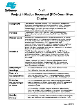 Pid Document Examples  Form