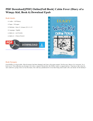 Diary of a Wimpy Kid 6 PDF  Form