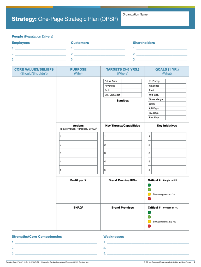 Opsp Template  Form