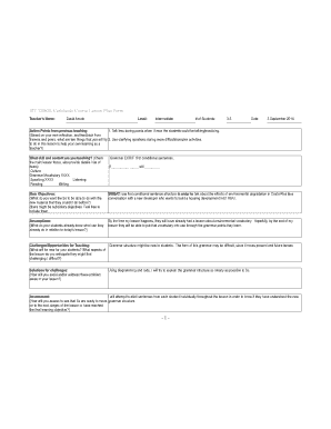Ecrif Lesson Plan PDF  Form