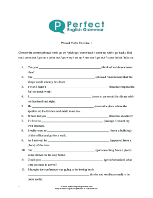 Phrasal Verb Finder  Form