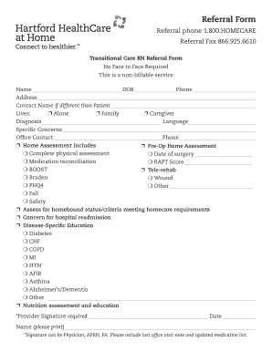 Provider Referral Form