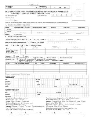 Jai Kisan Loan Apply Online  Form