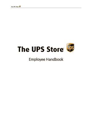 Ups Policy Book  Form