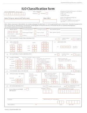 Ilo Classification PDF Overview  Form