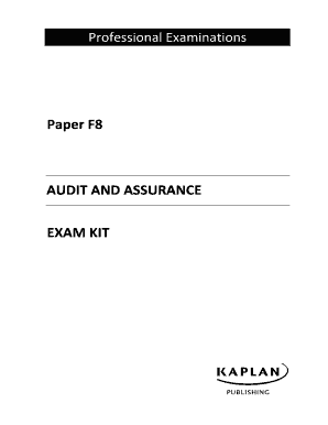Acca F8 Kaplan Exam Kit Download PDF  Form