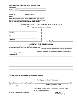 Get and Sign AK SHC 1301 2016-2022 Form