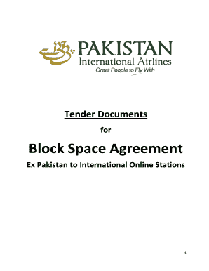 Block Space Agreement Sample  Form